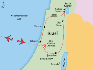 Essential Israel map